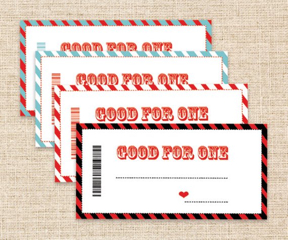 Printable Fill-in-the-Blank Holiday Coupons