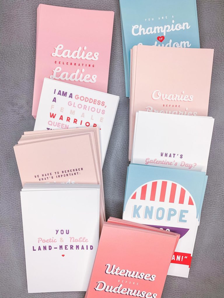 Galentine's gifts for your BFF: Leslie Knope style postcards from Sugar Grenade