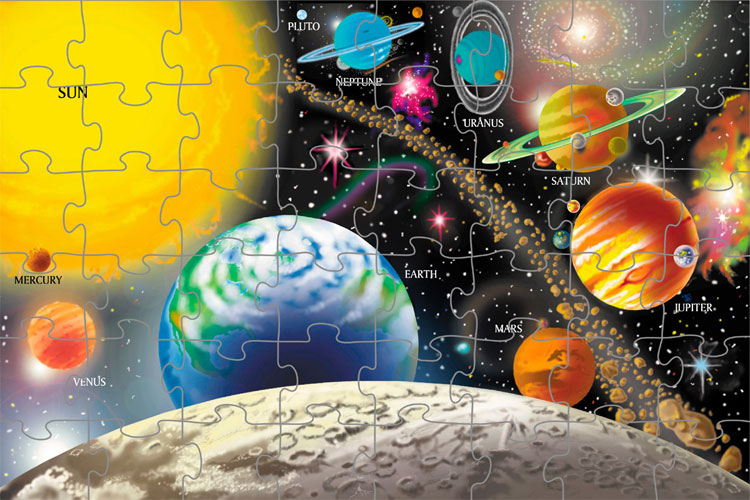 Melissa & Doug Solar System Floor Puzzle (48 pieces)