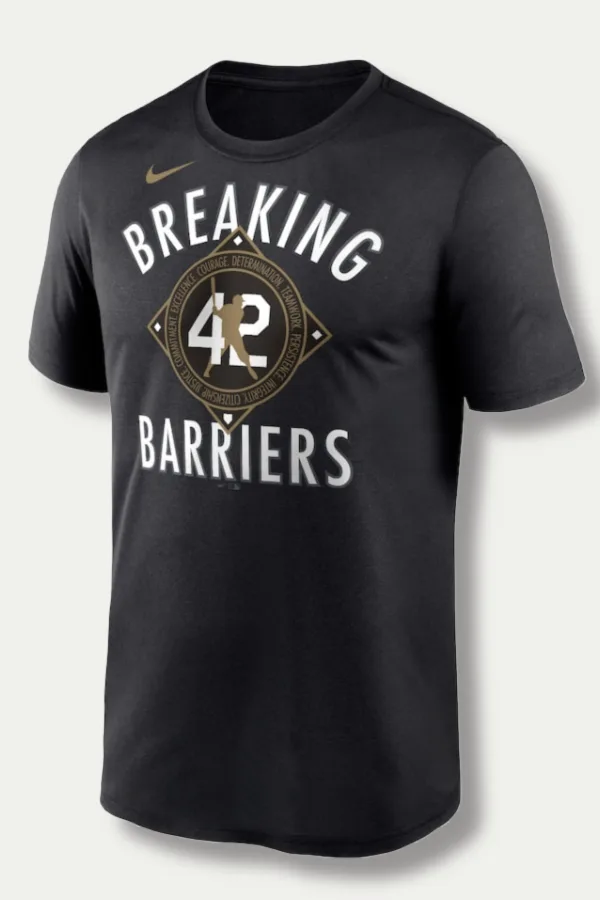 Jackie Robinson commemorative jersey in honor of Jackie Robinson Day on April 15