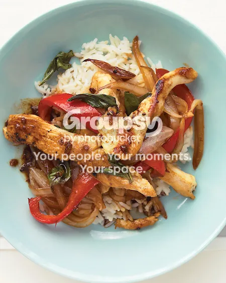 Chicken and Basil Stir Fry Recipe (Martha Stewart)