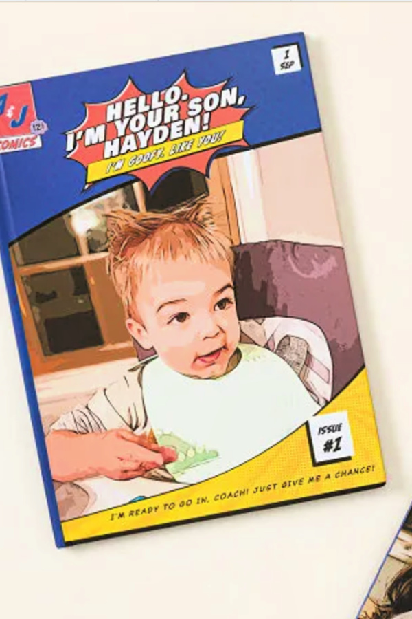 Personalized Father's Day Comic Book