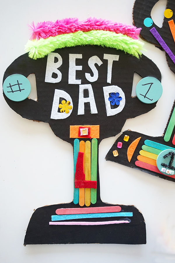 DIY Best Dad Trophy Kit