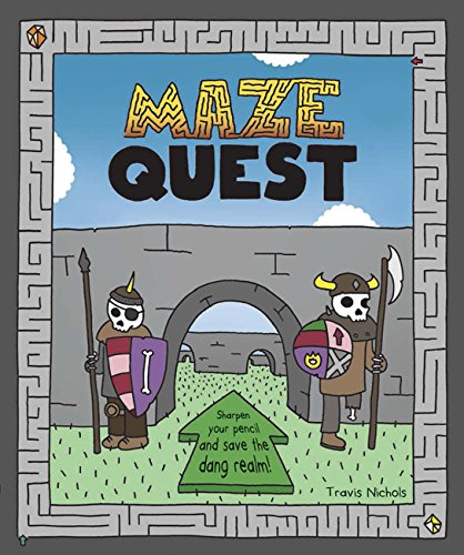 Fun new activity and puzzle books for kids: Maze Quest by Travis Nichols is as hilarious as it is engaging | mompicksprod.wpengine.com