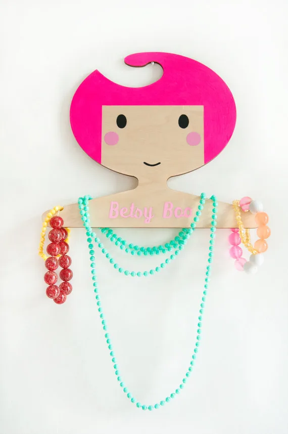 RedHandGang personalized wooden hangers