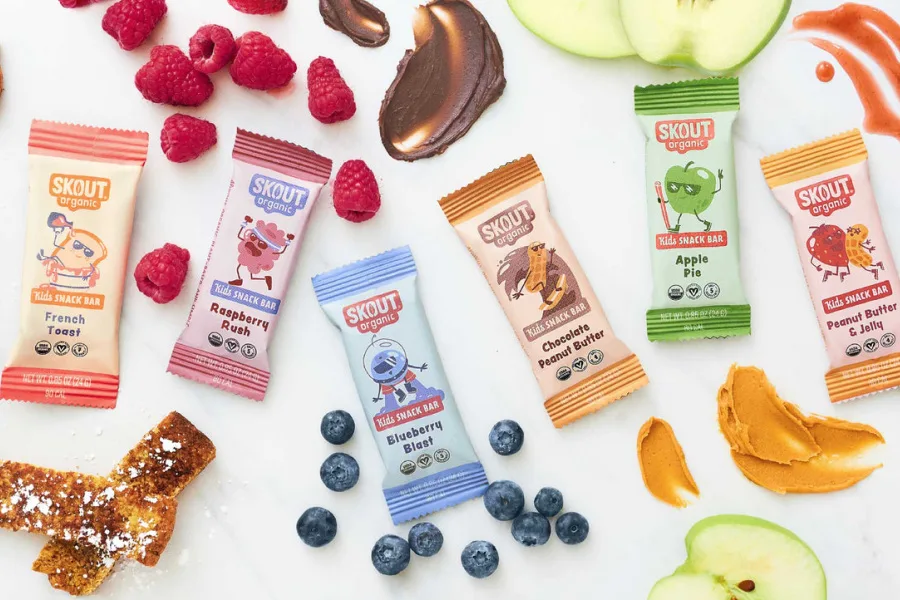 Skout Organic natural snack bars are organic, vegan, gluten-free, and delicious