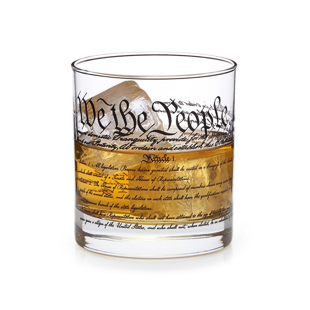 US Constitution Bar Glass | Father's Day gifts under $20 US Constitution Bar Glass | Father's Day gifts under $20