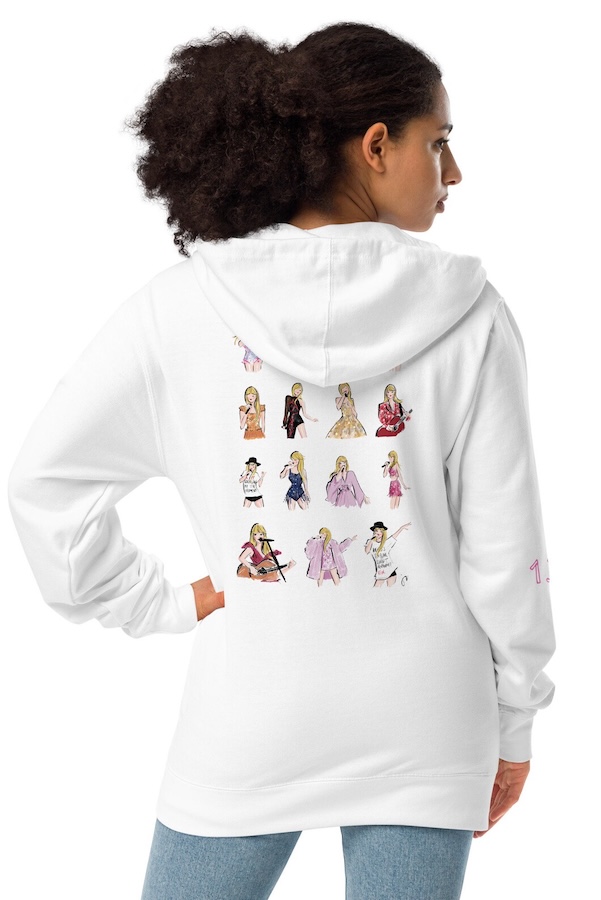 Taylor Swift Sweatshirt by Jennifer Vallez: Favorite Swiftie Gifts for the holidays Taylor Swift Sweatshirt by Jennifer Vallez: Favorite Swiftie Gifts for the holidays