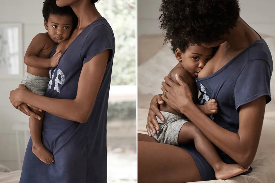 We're loving this pro-breastfeeding ad from Gap.