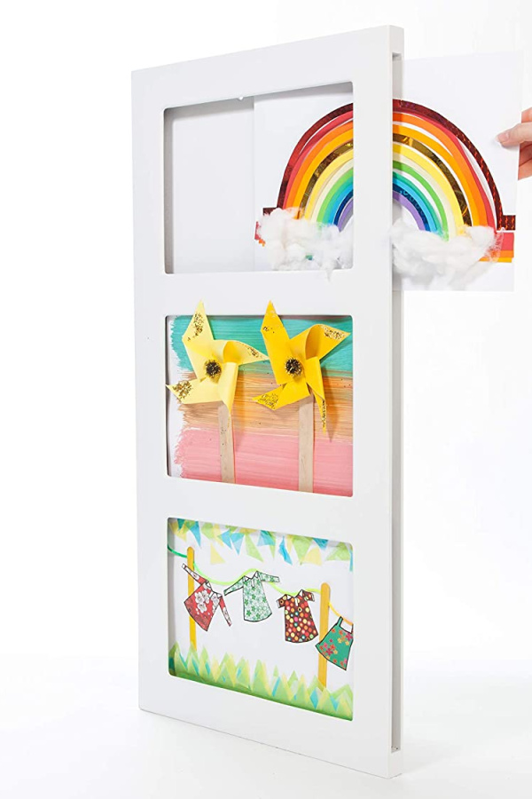 The best ideas for displaying kids' artwork: Triple frame at Amazon The best ideas for displaying kids' artwork: Triple frame at Amazon