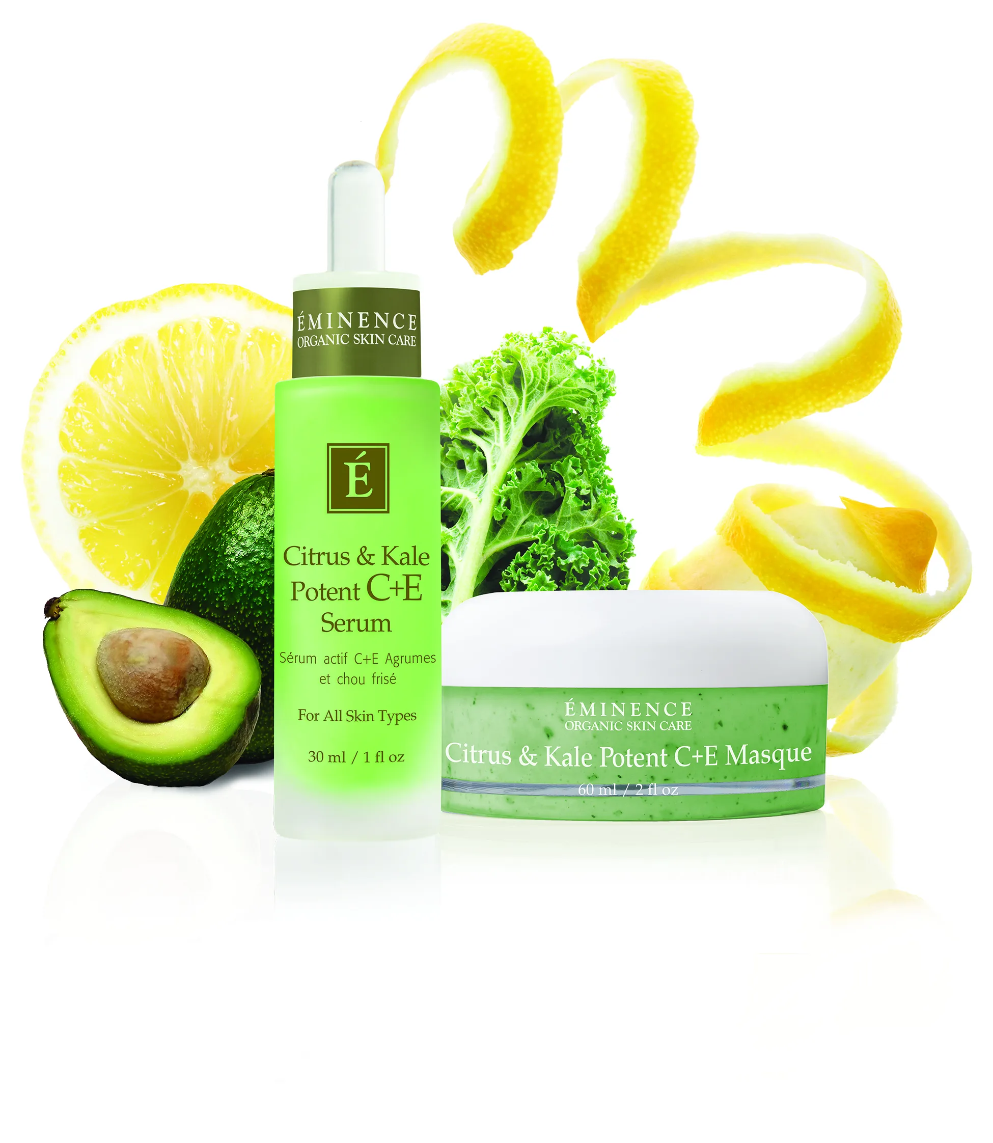 Eminence Organics Skin Care: Citrus & Kale Potent C+E Collection