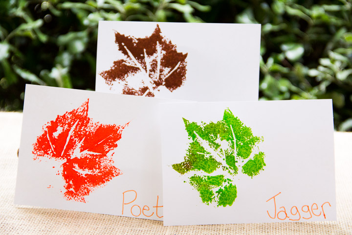 DIY party placecards at Moon Frye | Cool Mom Picks DIY party placecards at Moon Frye | Cool Mom Picks