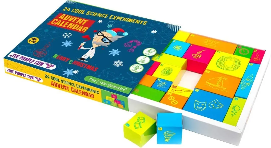Science experiment advent calendar by The Purple Cow