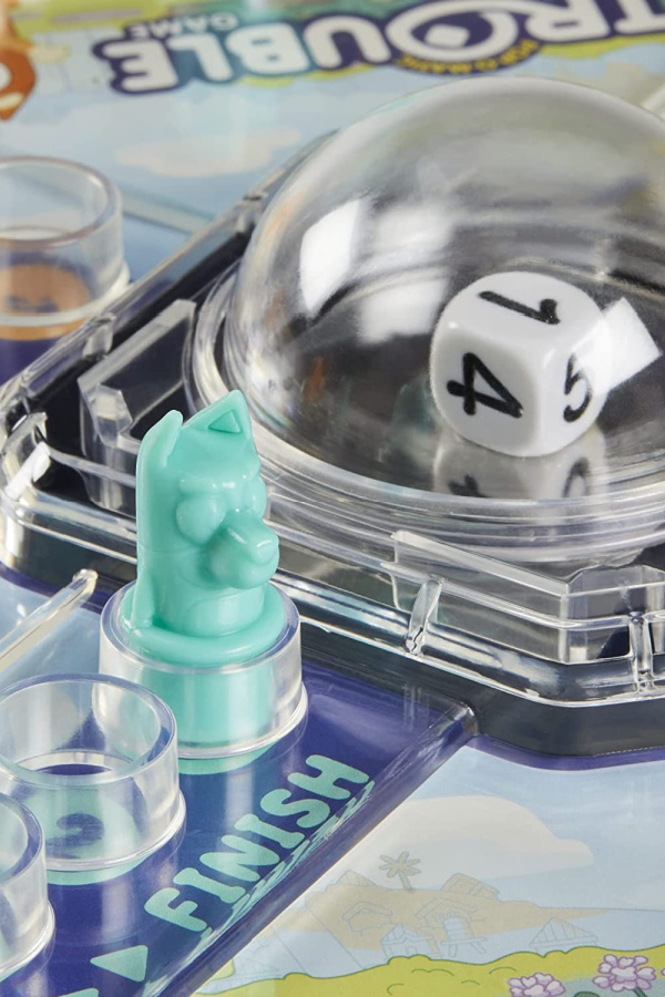 The Trouble board game now in a popular Bluey edition! | The coolest gifts for 5 year olds