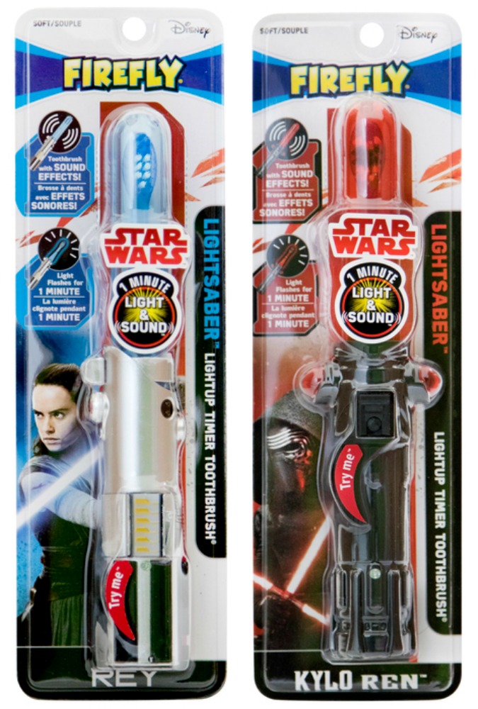 Firefly Star Wars toothbrushes with light and sound: Cool Star Wars stocking stuffers for kids | Cool Mom Picks Firefly Star Wars toothbrushes with light and sound: Cool Star Wars stocking stuffers for kids | Cool Mom Picks