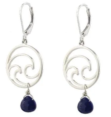Peggy Li's Double Wave earrings which donate 25% of sales to protect voters' rights