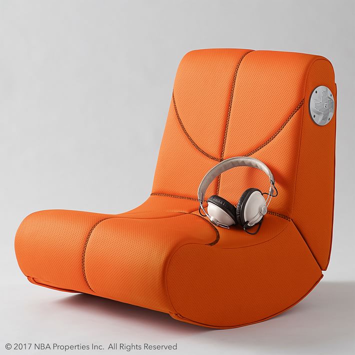 Cool gifts for tween boys (and girls): NBA mini rocker speaker chair from PB Teen