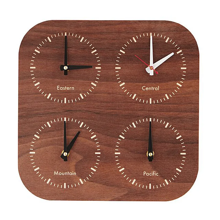 Father’s Day Gifts for His Man Cave: Time Zone Clock