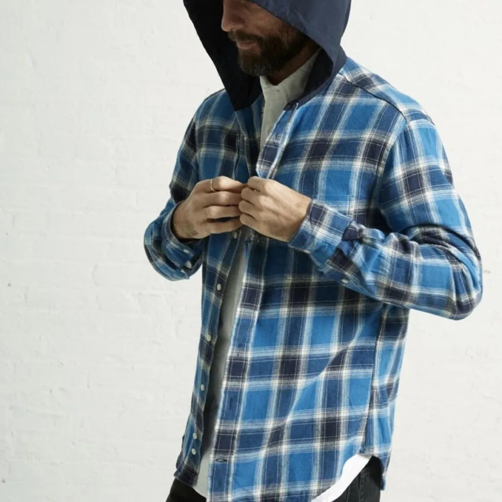 Gitman Vintage Flannel Men's Hoodie from Phoenix General on Garmentory