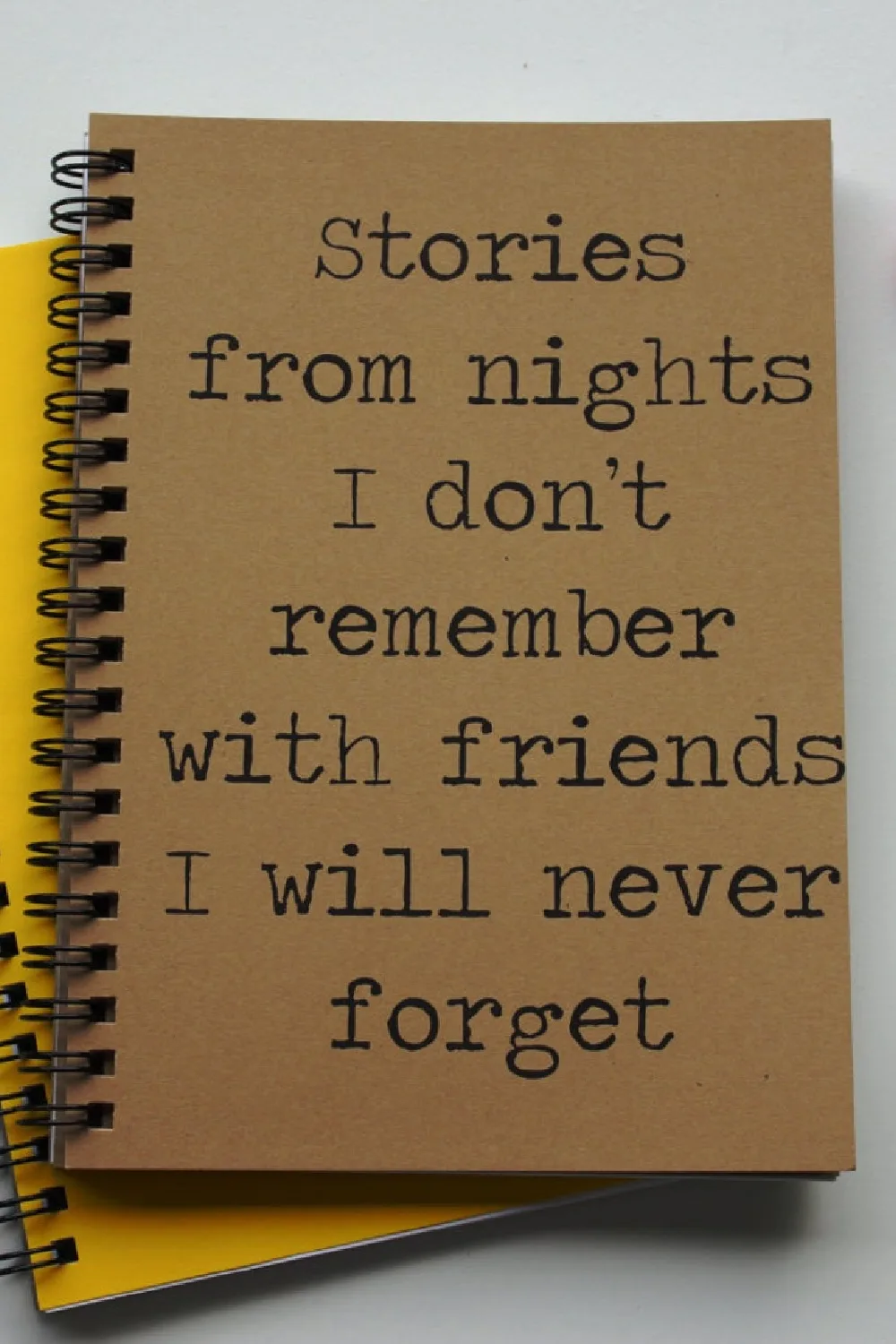 Affordable best friend gift: Kraft paper journals from Journaling Jane