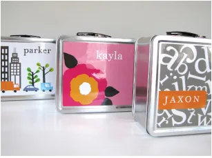 Metal lunch boxes like the olden days, only way cooler