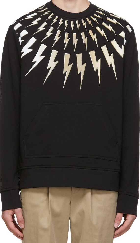 Schitt's Creek gift: the iconic Neil Barrett lightning bolt sweater that David Rose wore