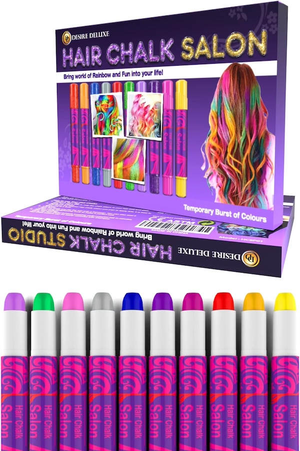 Great gifts for kids under $15: Hair Chalk kit Great gifts for kids under $15: Hair Chalk kit