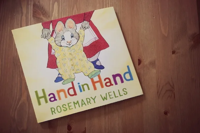 In honor of the launch of Hand in Hand by Rosemary Wells, use #HandinHand and tell your social media followers how to share your love of reading with your kids and you could win a $300 prize pack