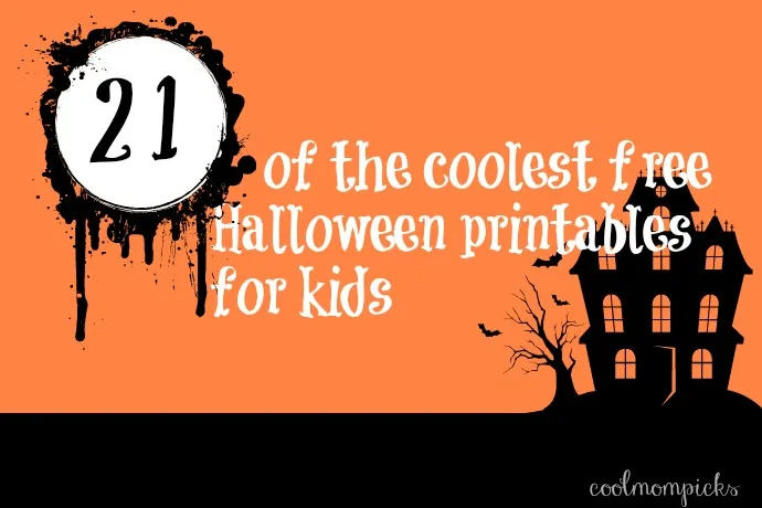 21 cool free Halloween printables for kids
