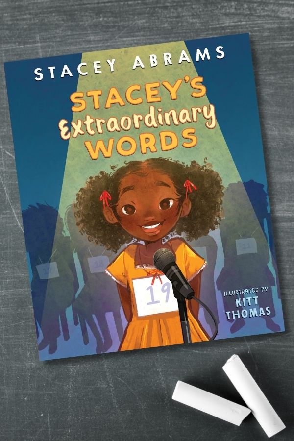 Stacey's Extraordinary Words is a terrific new story written by Stacey Abrams Stacey's Extraordinary Words is a terrific new story written by Stacey Abrams