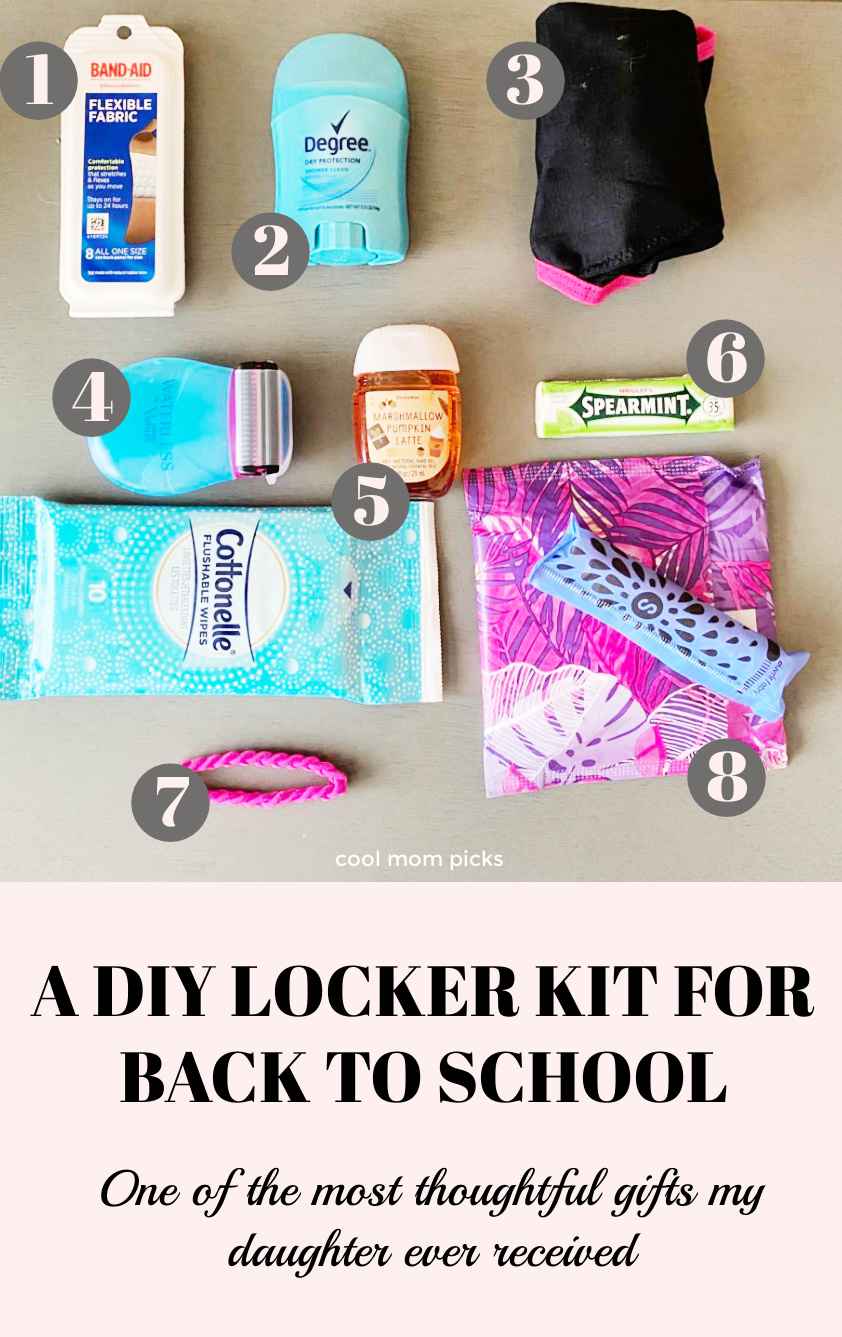 DIY locker kit for back to school: A thoughtful gift for menstruating teens and teens | cool mom picks DIY locker kit for back to school: A thoughtful gift for menstruating teens and teens | cool mom picks