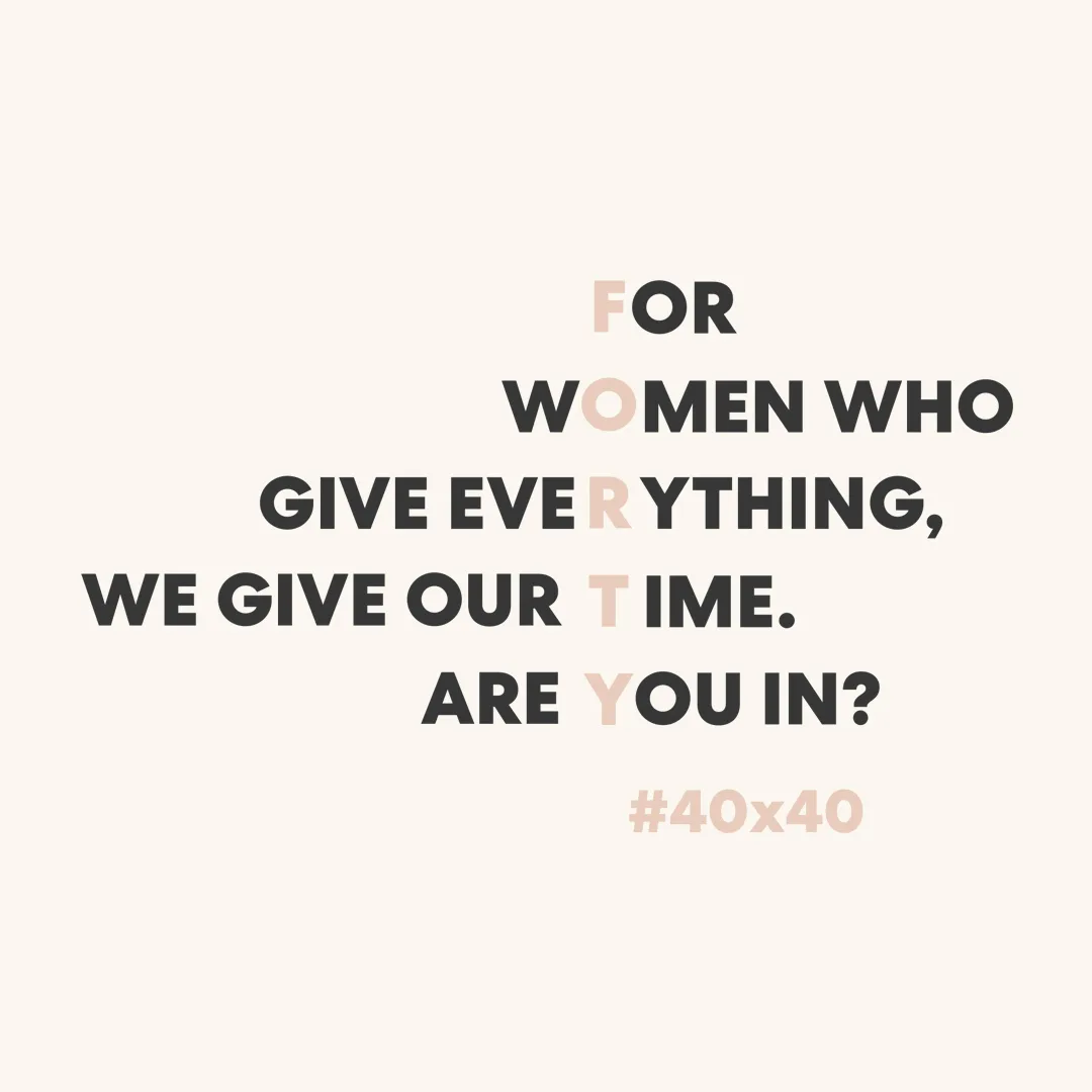 I'm offering 40 minutes of free mentoring to a woman re-entering the workforce, changing careers, or looking for a new path. Click to learn more (or participate yourself!)