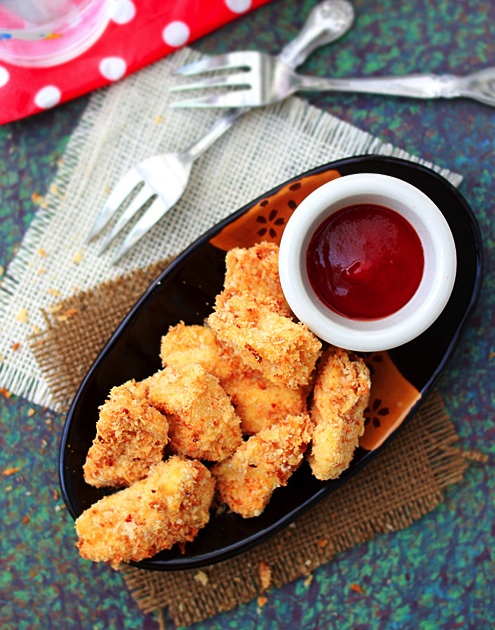 Baked Chicken Nuggets Recipe Print
