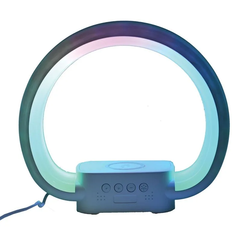 Bedside Multi-Function Device (charger, lamp, speaker)