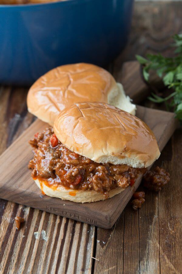 The Best Sloppy Joes (Oh Sweet Basil recipe)