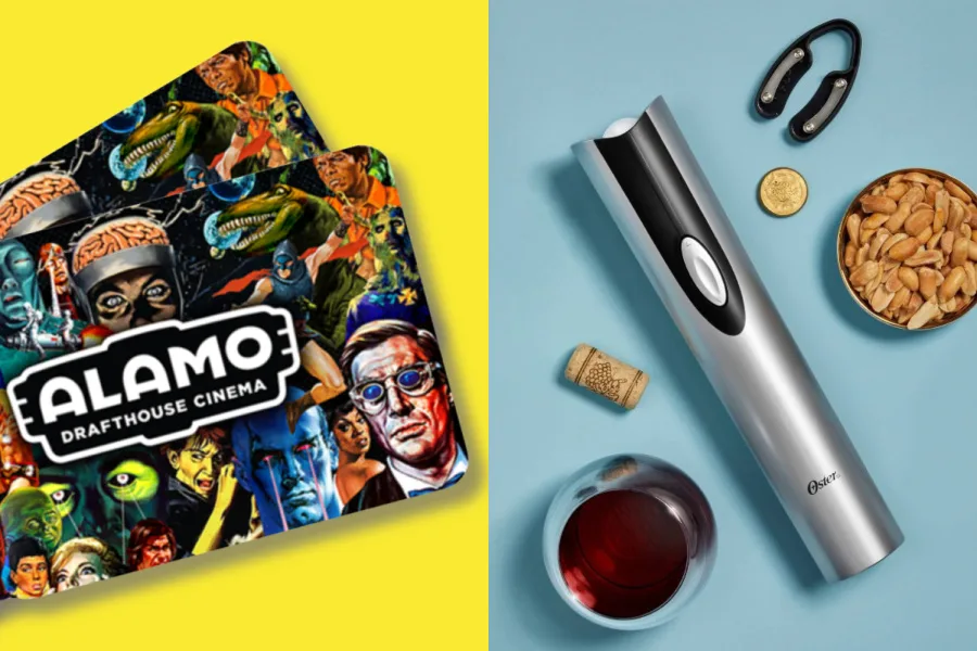 Gift cards to his favorite local theater like Alamo drafthouse makes a cool but practical Father's Day gift