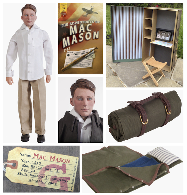 Generation Grit: Mac Mason retro inspired action figure