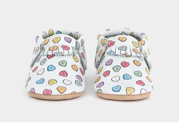 LUV FP Conversation Heart Baby Moccasins (Freshly Picked)