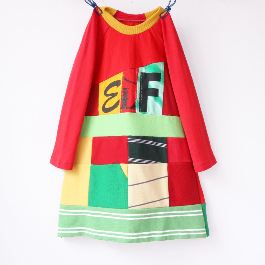 non-traditional holiday dresses from Courtney Courtney: Handmade elf workshop dress non-traditional holiday dresses from Courtney Courtney: Handmade elf workshop dress