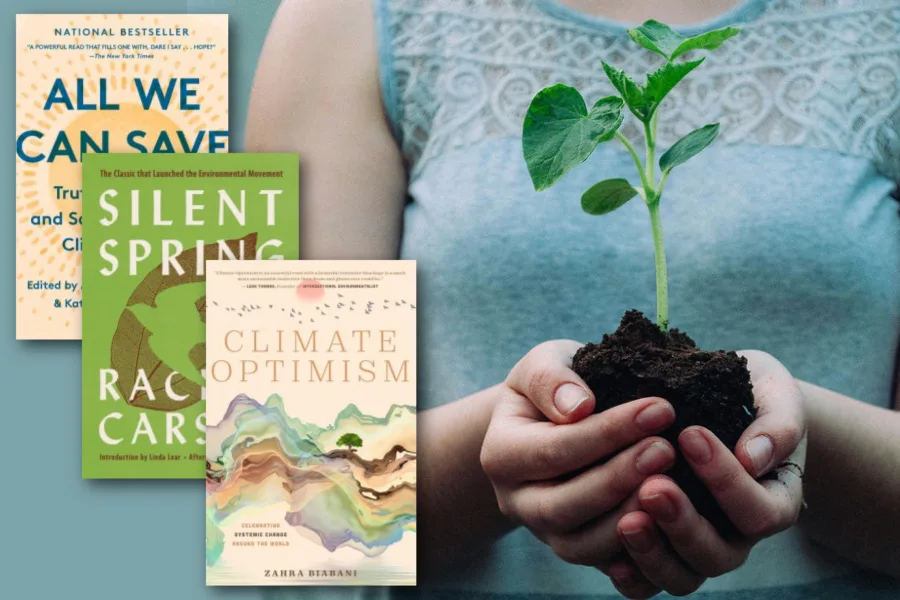 10 essential non-fiction books on climate, the environment, sustainability, and hope for the future. Compiled by Delilah Harvey for Cool Mom Picks