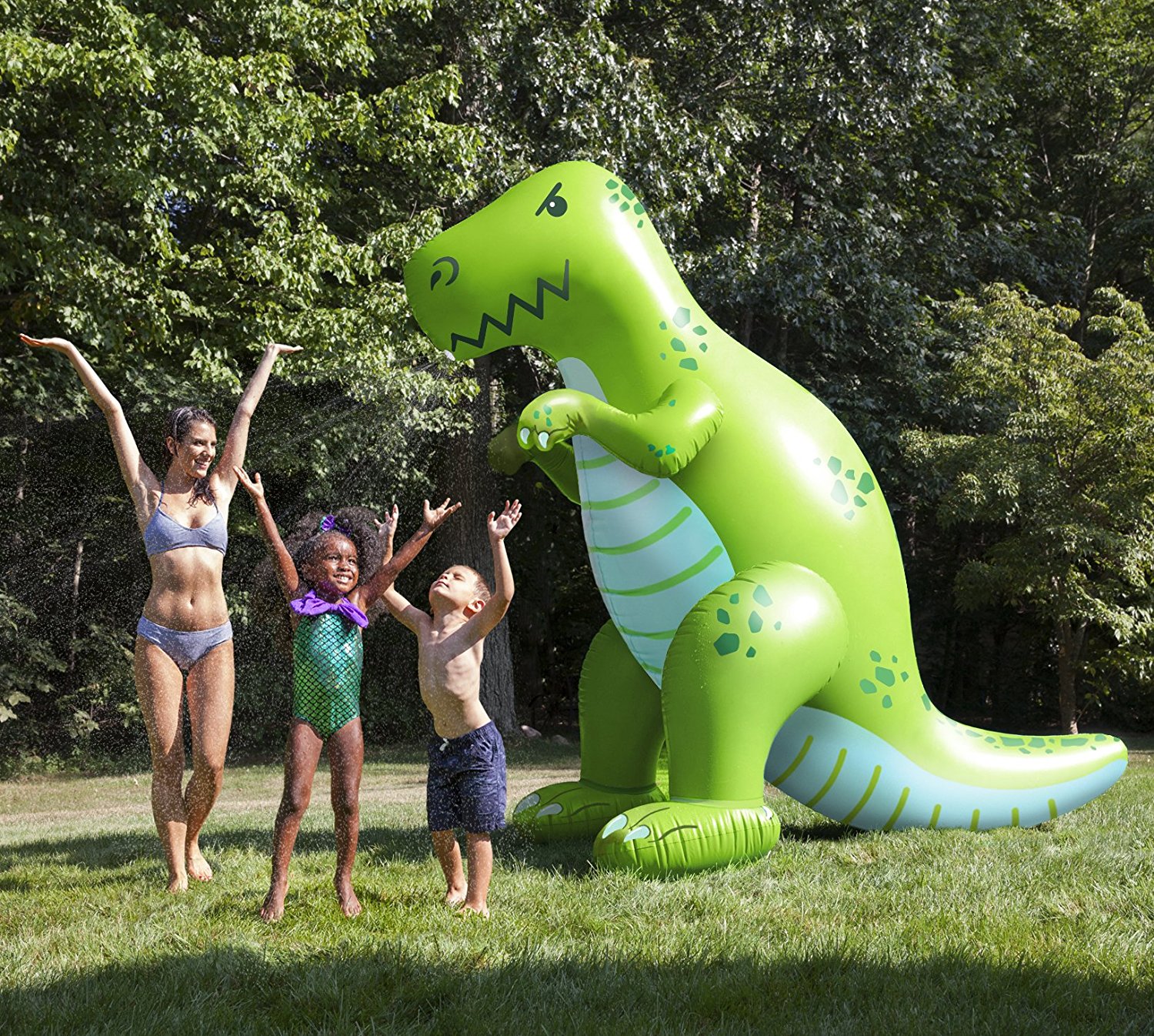 Giant inflatable sprinklers: Giant inflatable sprinklers: Dinosaur giant inflatable sprinkler