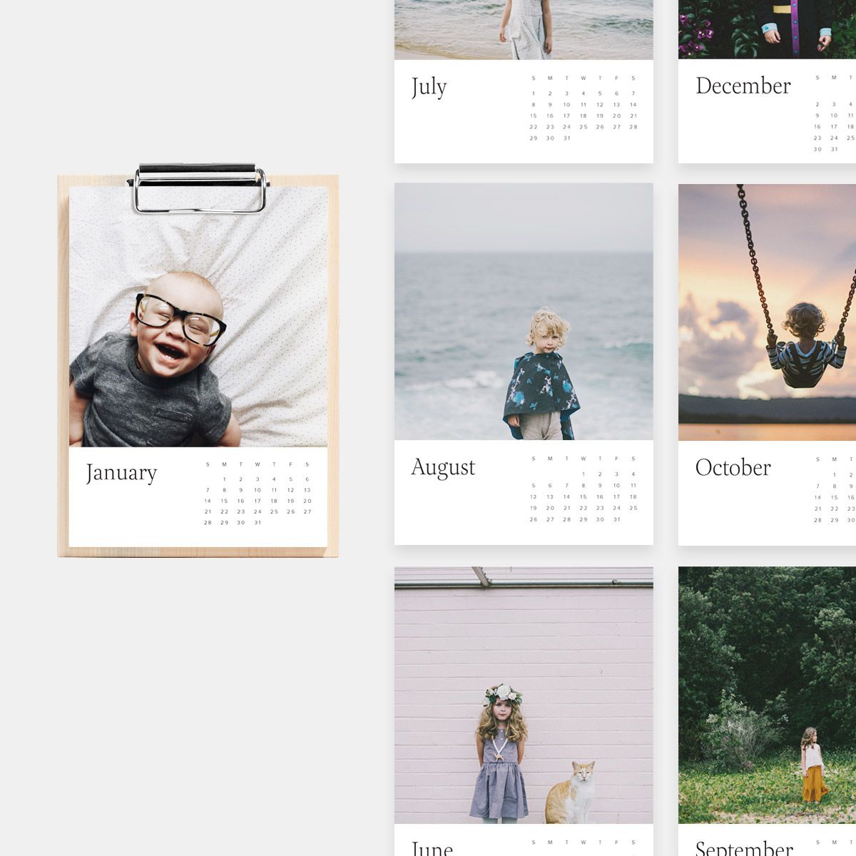 Personalized Wood Photo Calendar (Artifact Uprising)