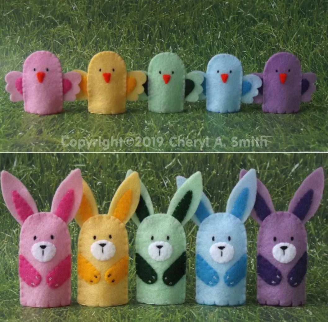 Easter gifts supporting Etsy shops: Molang bunny and chick sleep mask handmade by shopLanguor