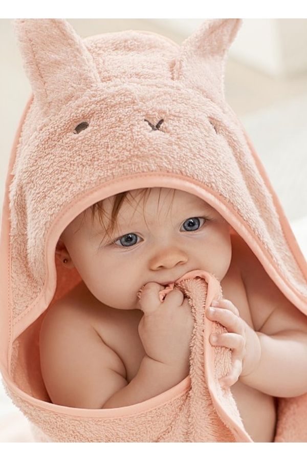 Hooded Bunny Towel and Washcloth