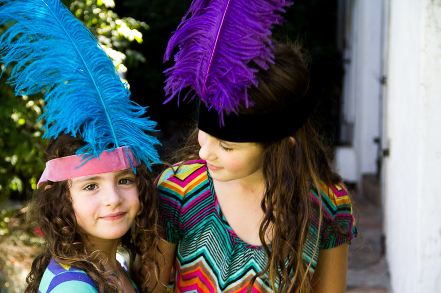 DIY feather headbands at Moon Frye | Cool Mom Picks DIY feather headbands at Moon Frye | Cool Mom Picks