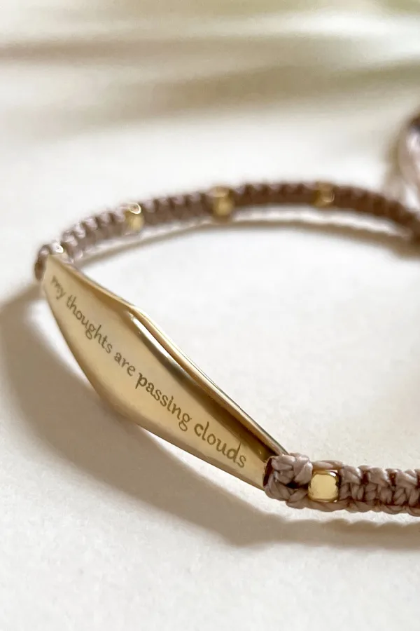 "Brave the Uncomfortable" Presently Jewelry is destigmatizing anxiety and mental health issues with bracelets that really help
