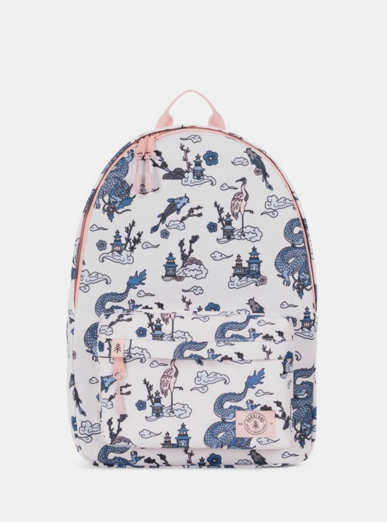 Parkland backpacks in new medieval dragon print Parkland backpacks in new medieval dragon print