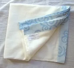 Wrapping the Baby Like a Burrito. An Organic Burrito.