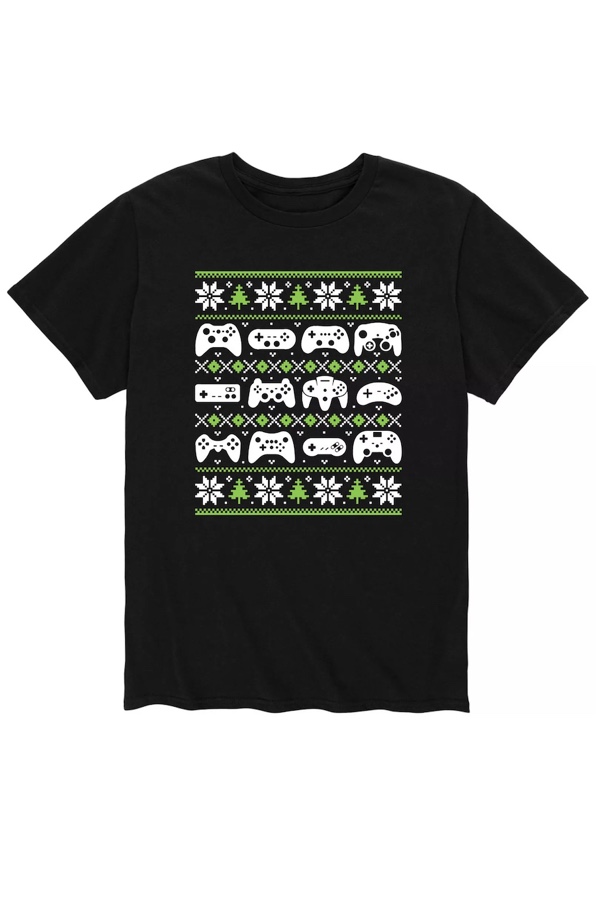 Gifts under $15: Gamer ugly sweater tee Gifts under $15: Gamer ugly sweater tee