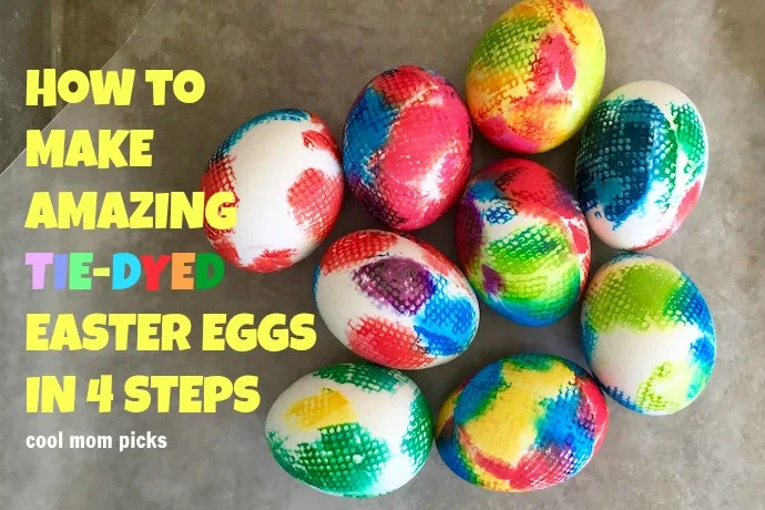 How to make tie-dyed Easter eggs: An easy 4-step DIY tutorial